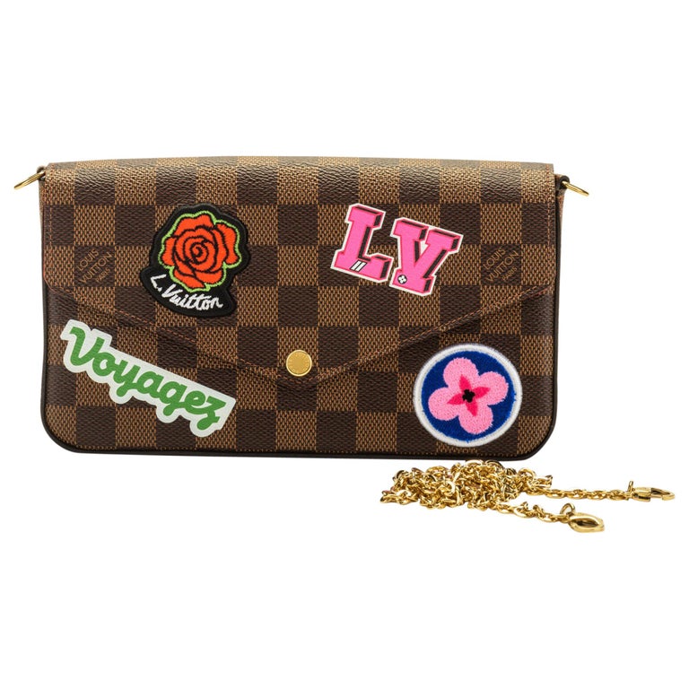New in Box Louis Vuitton Stickers Felicie Crossbody at 1stDibs