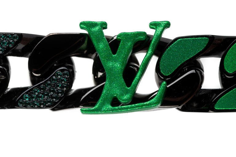 Louis Vuitton Virgil Abloh Chain Links Pastel Monogram Bracelet