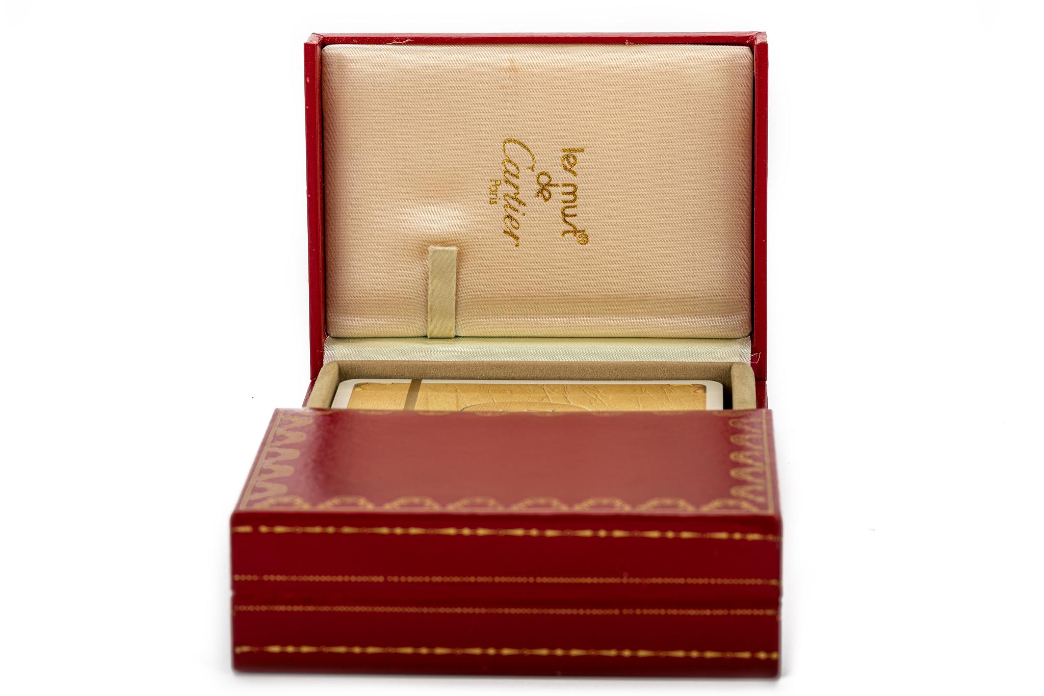 New in Box Must De Cartier Playing Cards 2