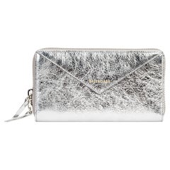 New in Box Silver Foil Balenciaga Wallet