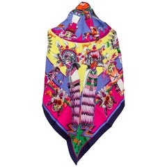 The New in the Box Hermès Silk Pointe Kachinas Shawl