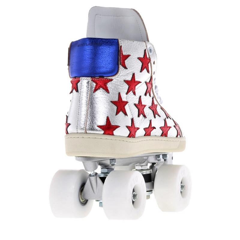 Neue unglaublich seltene Limited Edition Saint Laurent Celebrity Rollschuhe Sz 37 im Angebot 1