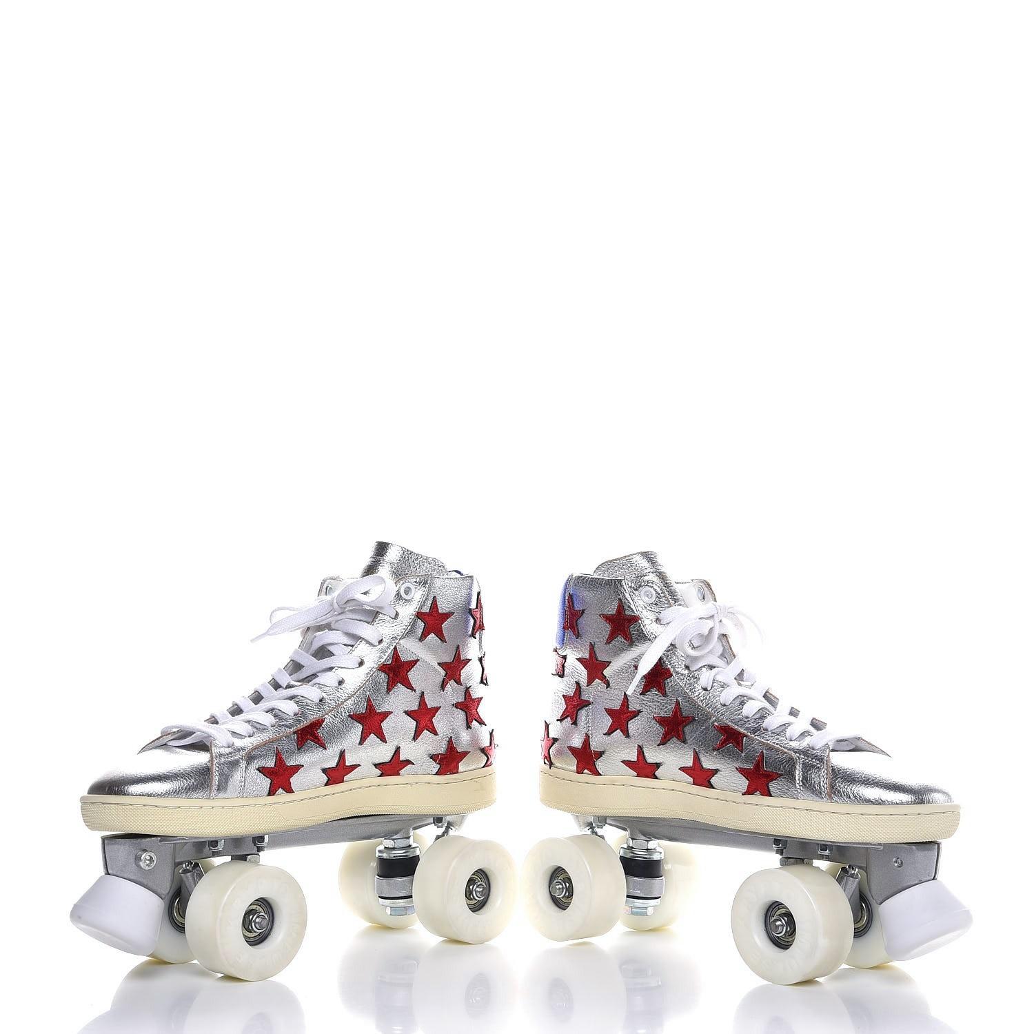 New Incredibly Rare Limited Edition Saint Laurent Celebrity Roller Skates Sz 40 2