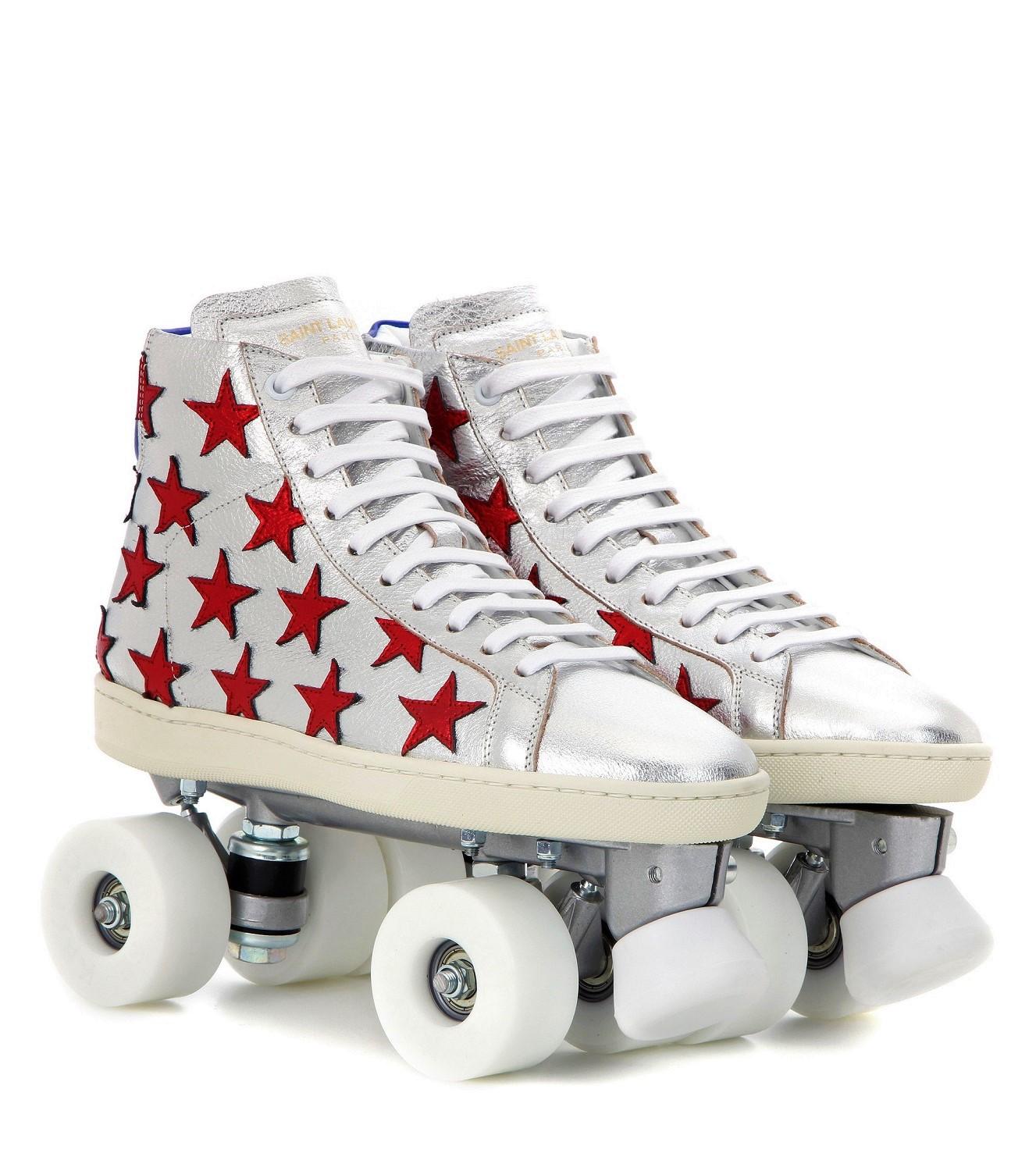 New Incredibly Rare Limited Edition Saint Laurent Celebrity Roller Skates Sz 40 4