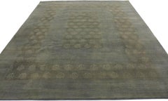 New Indian Rug with Modern Transitional Style