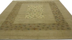 New Indian Rug with Modern Transitional Style
