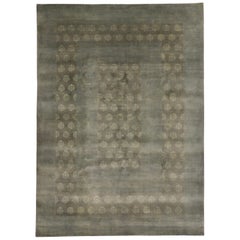 New Indian Rug with Modern Transitional Style