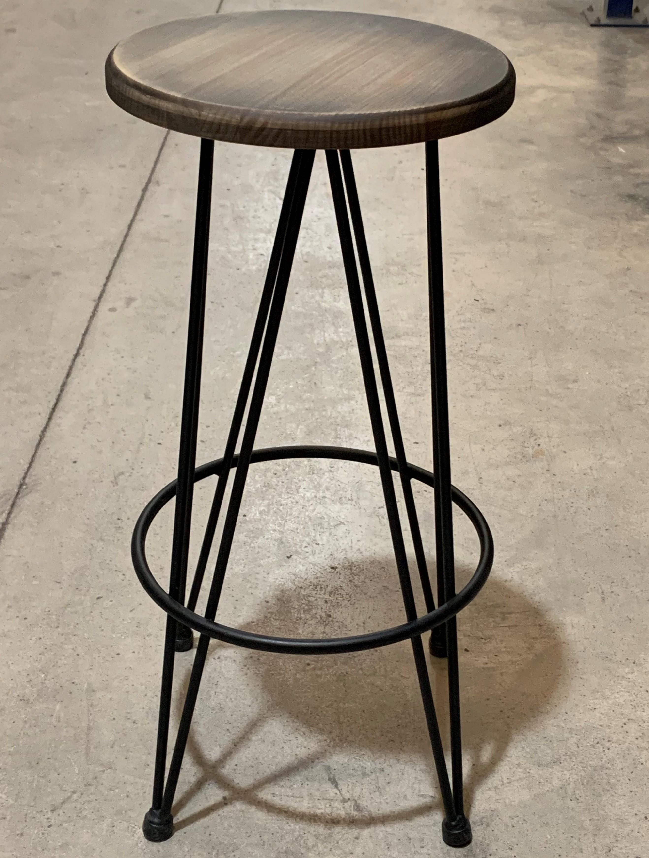wood shop stool