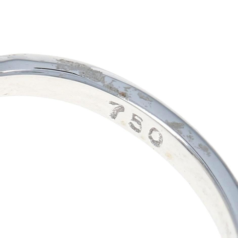 New Initial P Signet Ring, 18k White Gold Personalized Monogram Letter 5