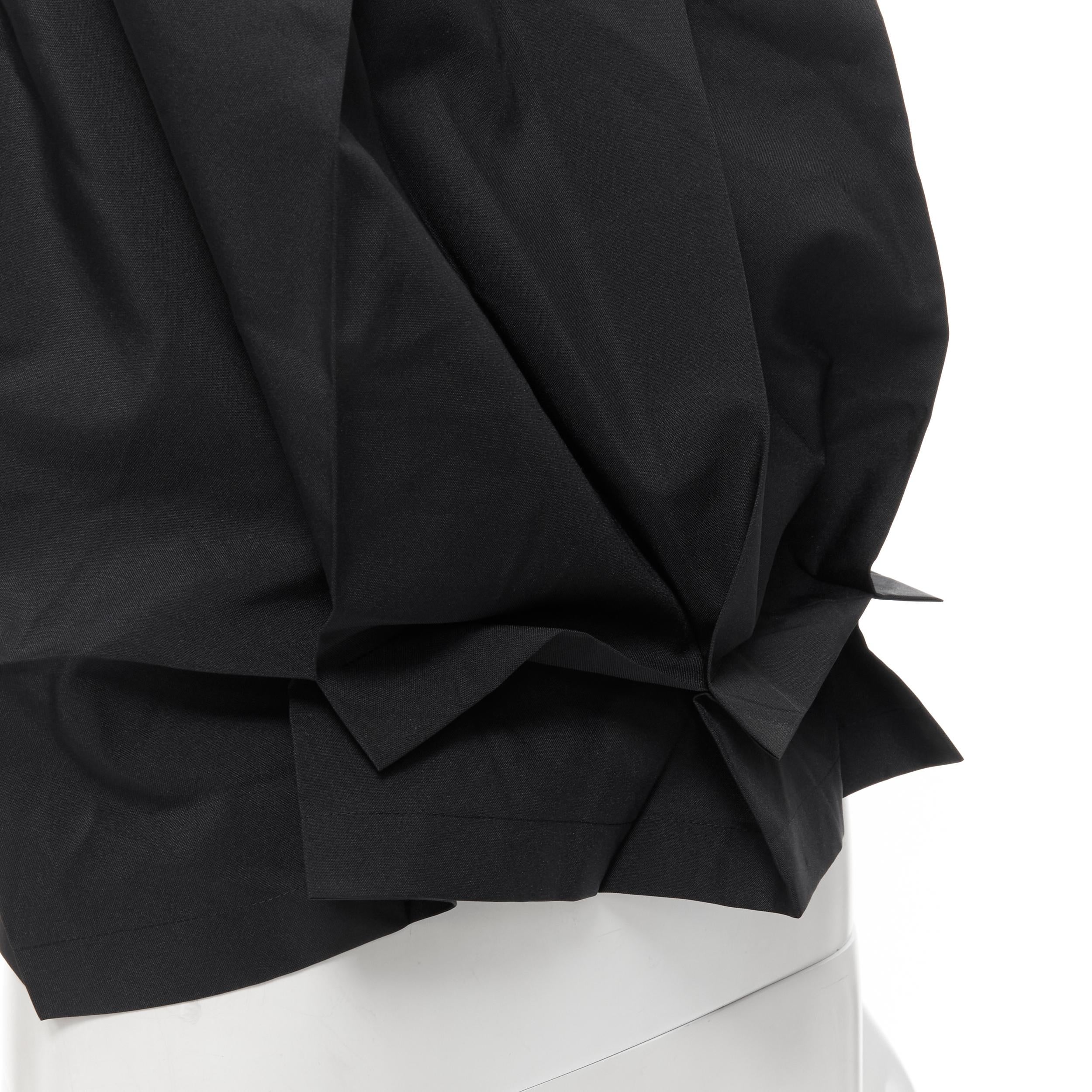 new ISSEY MIYAKE 132 5. black coated sheen origami transformable sleeveless top 5