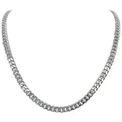 New Italian Made 925 Sterling Silver 20 inch 50cm Mens 5.5mm Curb Chain Necklace