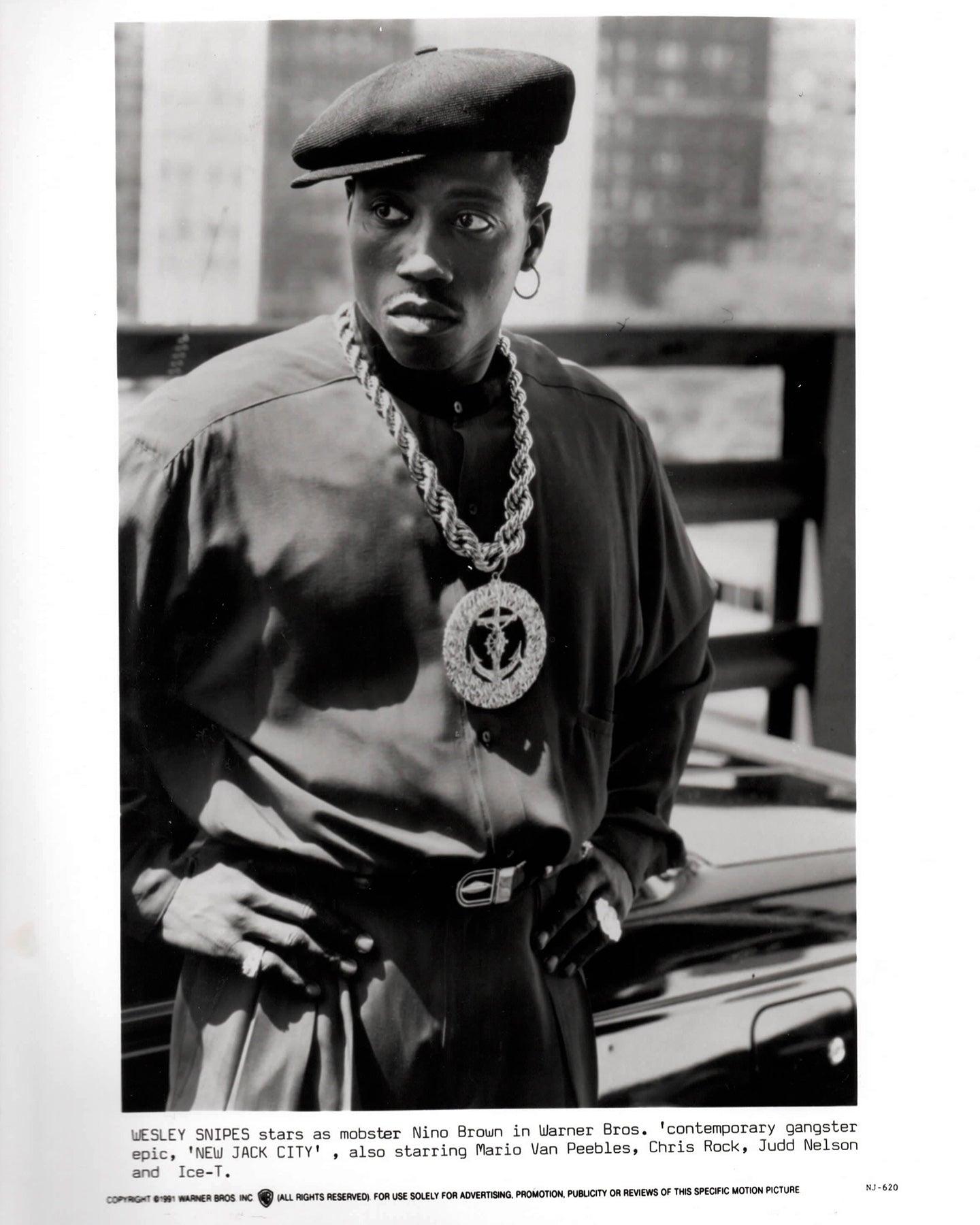 New Jack City 1991 Werbung Film Film Presse Standbild Gerahmt (Papier) im Angebot