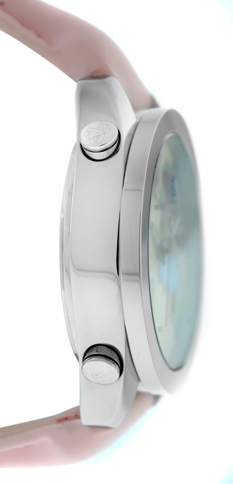 Modern New Jacob & Co. Five 5 Time Zone Steel Diamond Watch