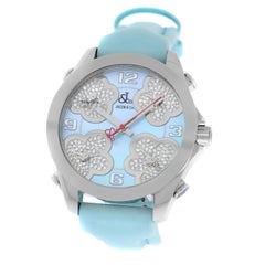 New Jacob & Co. Five Time Zone Mother of Pearl Diamond Watch