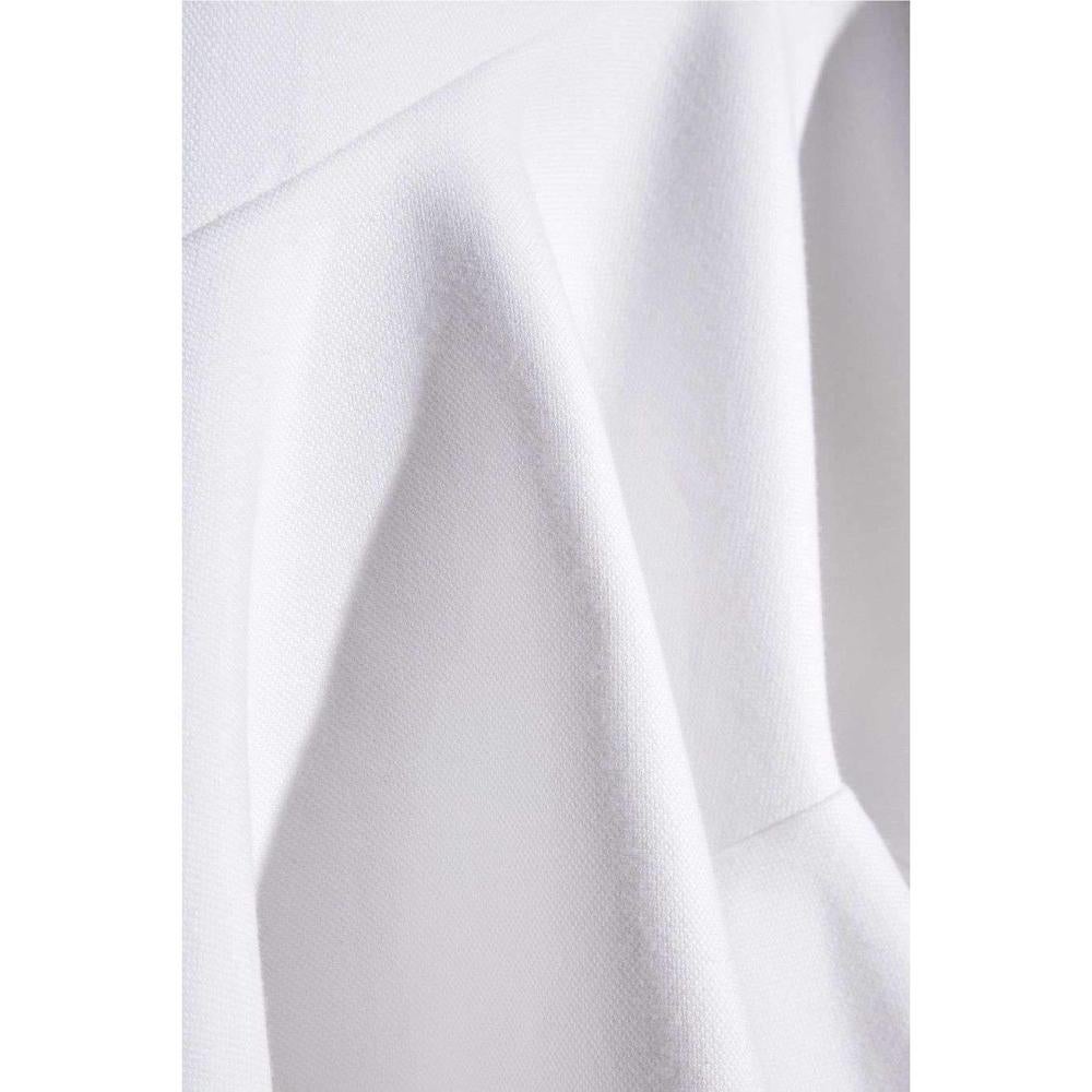 Gray New Jacquemus Asymmetric Ruffle White Skirt FR42 US 8-10 For Sale