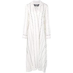 New Jacquemus 'La Djellaba' Dotted Shirtdress FR38 US 4-6