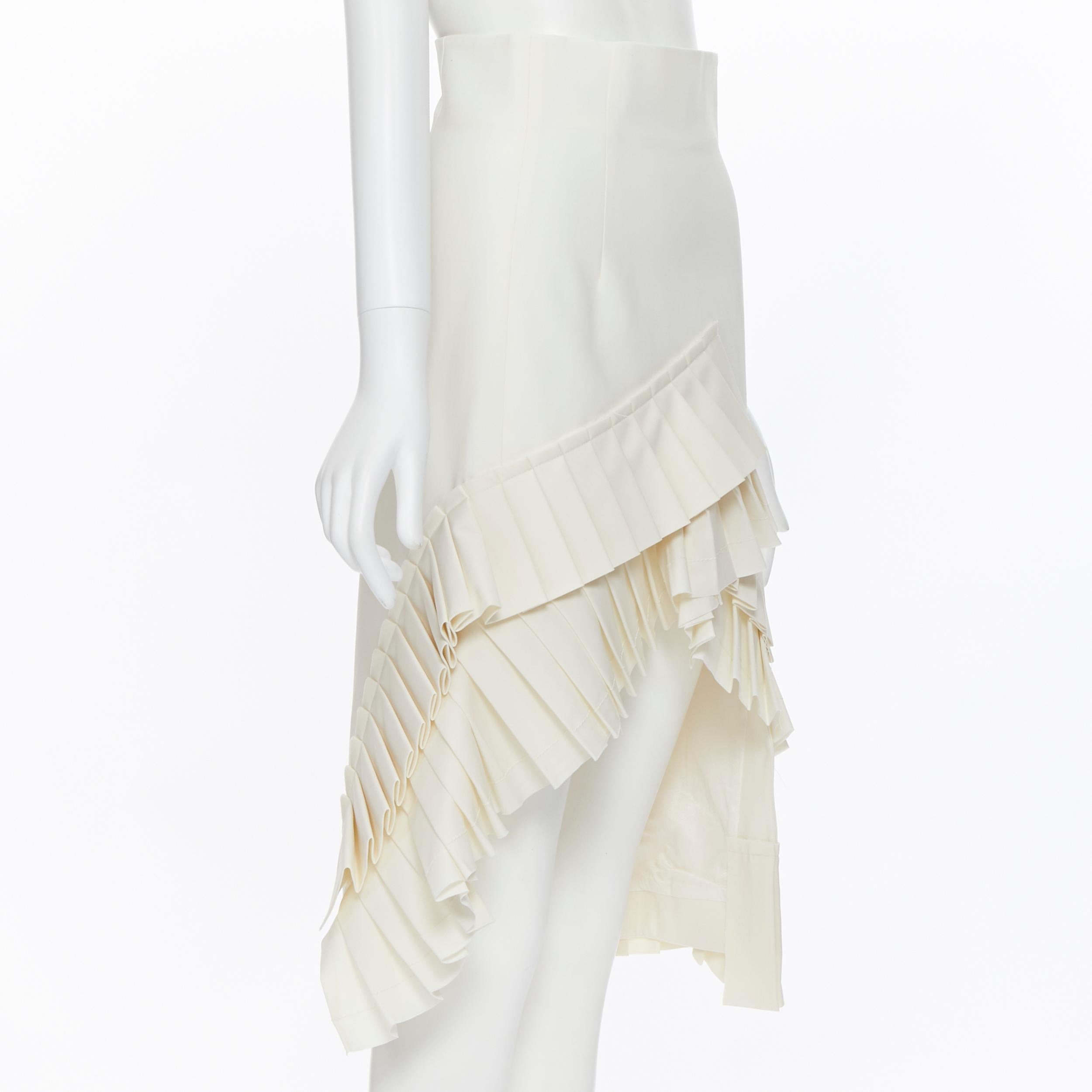 jacquemus pleated skirt