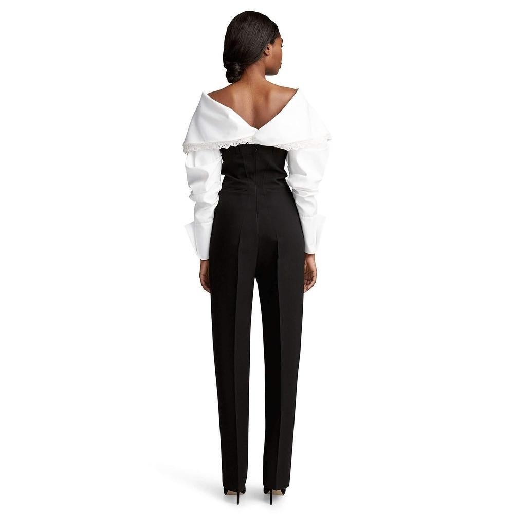 Black New Jacquemus 'Le Pantalon' Straight High Rise Wool Trousers Pants FR38 US 4-6 For Sale