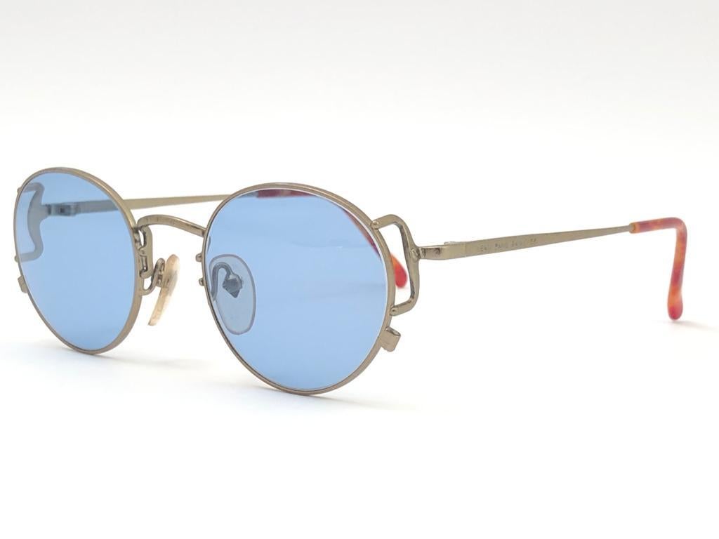 New Jean Paul Gaultier 55 3178 Oval Matte Sunglasses 1990's Made in Japan  5