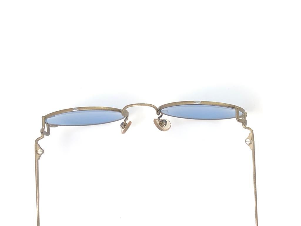 New Jean Paul Gaultier 55 3178 Oval Matte Sunglasses 1990's Made in Japan  In New Condition In Baleares, Baleares