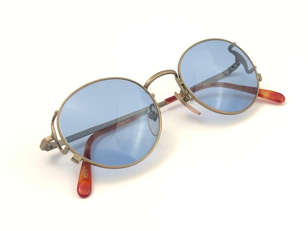 New Jean Paul Gaultier 55 3178 Oval Matte Sunglasses 1990's Made in Japan  4