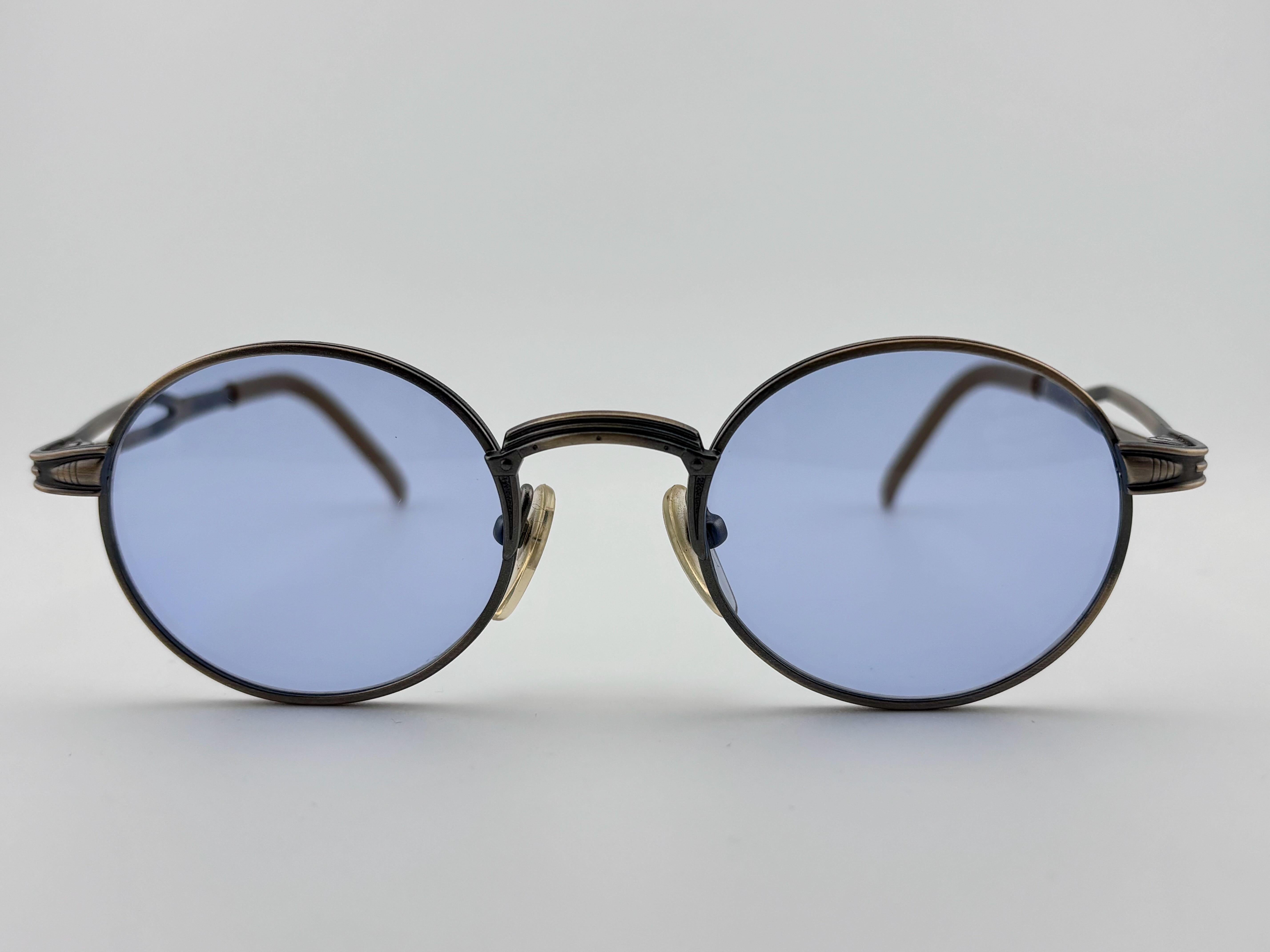 Nuovi occhiali da sole Jean Paul Gaultier 55 7107 con montatura in argento Made In Japan degli anni '90 in vendita 3