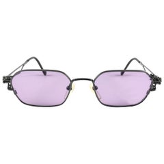 New Jean Paul Gaultier 56 0005 Silver Metal Sunglasses 1990
s Made in Japan