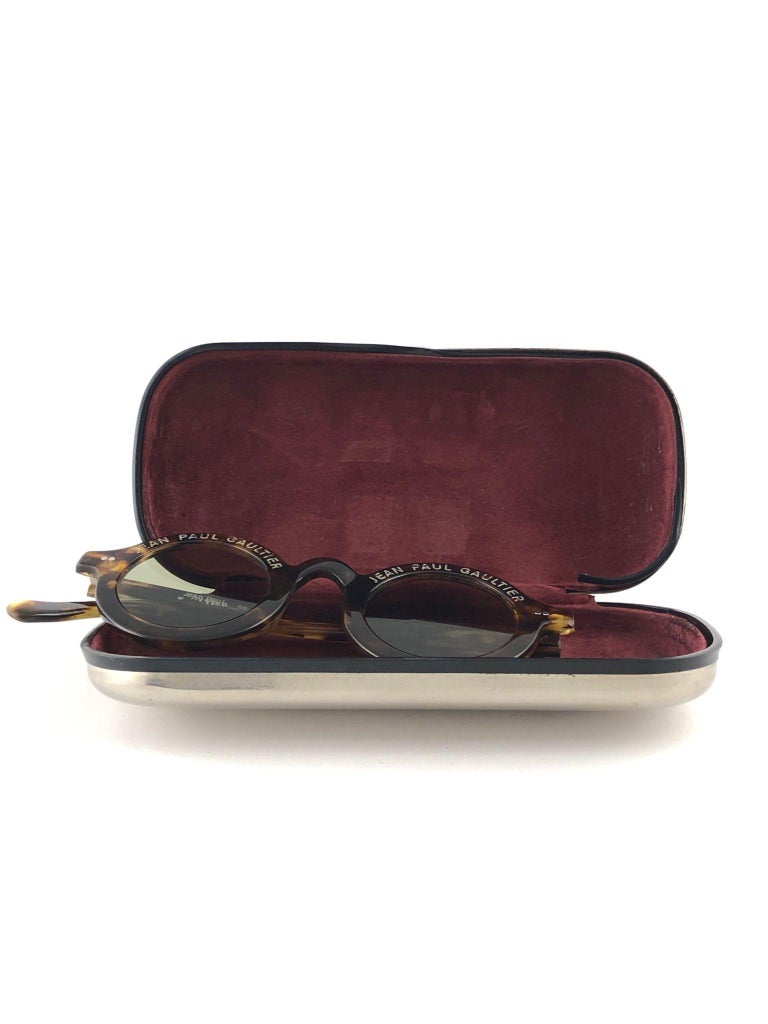 New Jean Paul Gaultier 56 0071 Round Tortoise Iconic 90's Japan