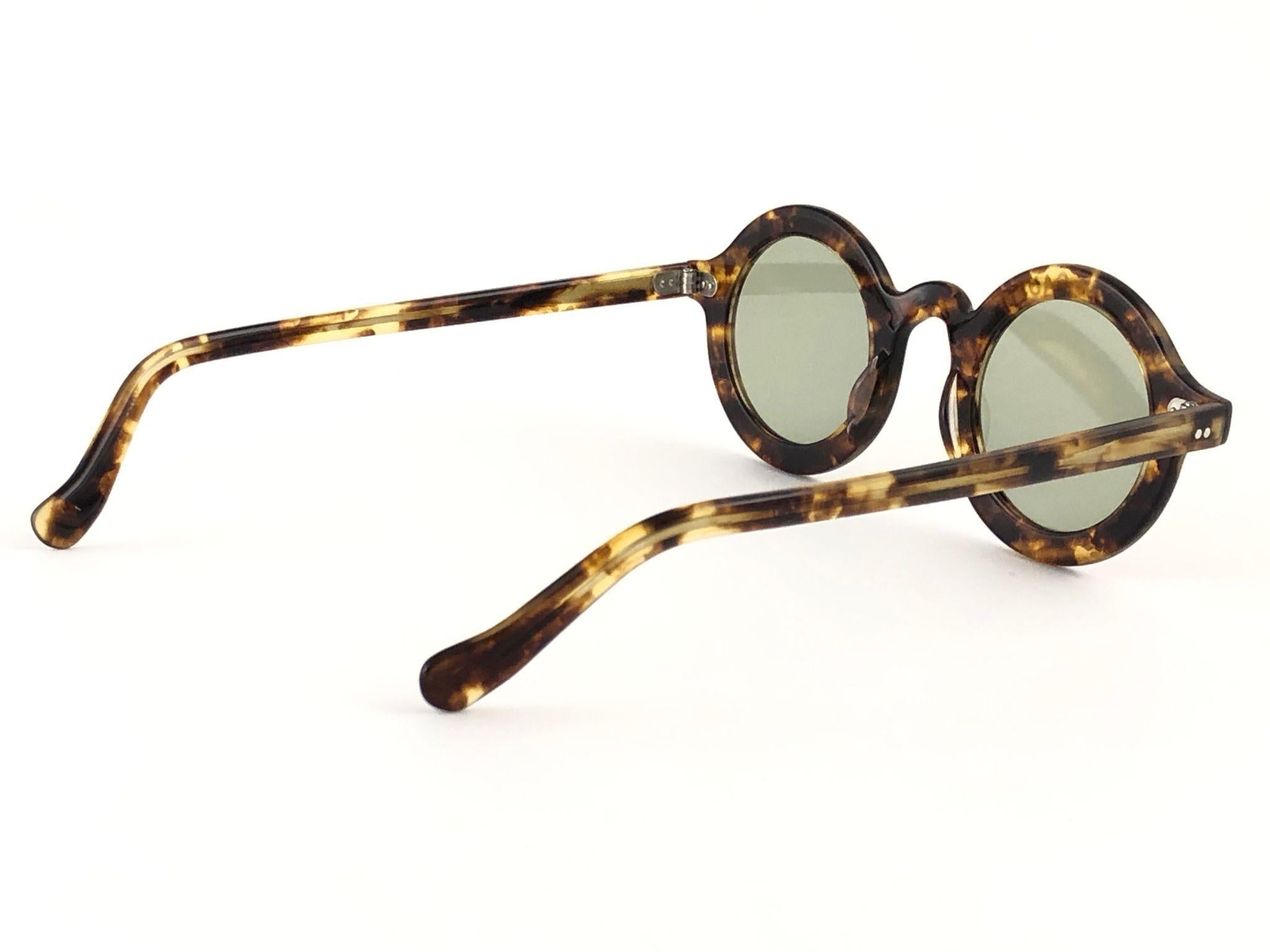 Gray New Jean Paul Gaultier 56 0071 Round Tortoise Iconic 90's Japan JPG Sunglasses