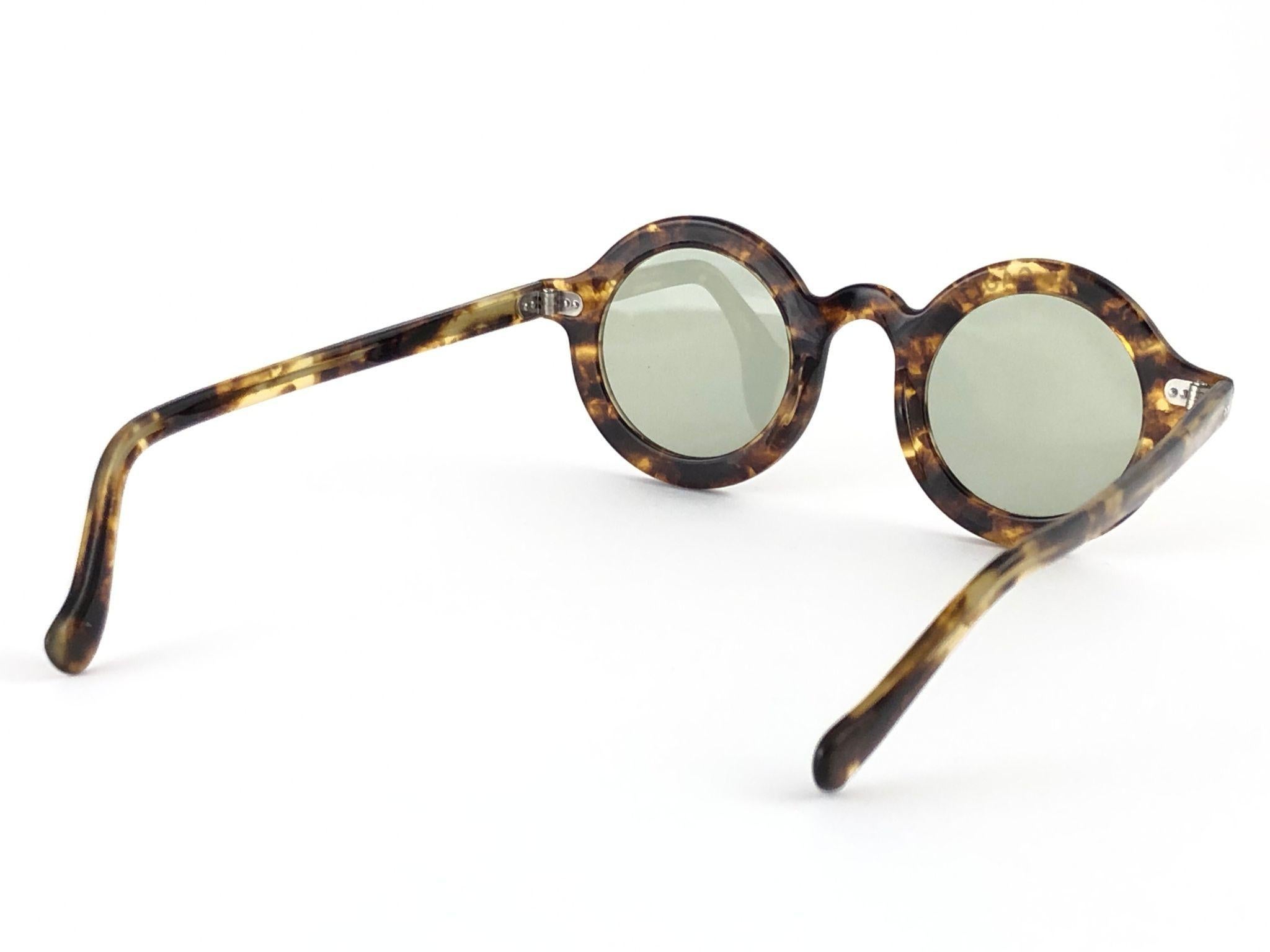 New Jean Paul Gaultier 56 0071 Round Tortoise Iconic 90's Japan JPG Sunglasses In Excellent Condition In Baleares, Baleares