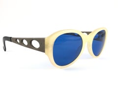 New Jean Paul Gaultier 56 1272 Mother of Pearl oval frame 90s sunglasses Japan