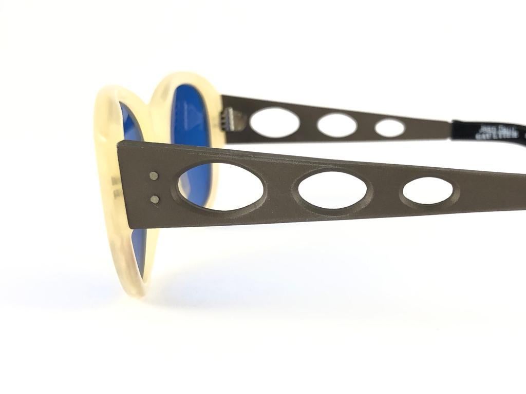 New Jean Paul Gaultier 56 1272 Nacre monture ovale 90s lunettes de soleil Japon Neuf - En vente à Baleares, Baleares