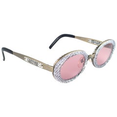 New Jean Paul Gaultier 56 5201 Oval Green Translucent Collector Item 1990 Japan