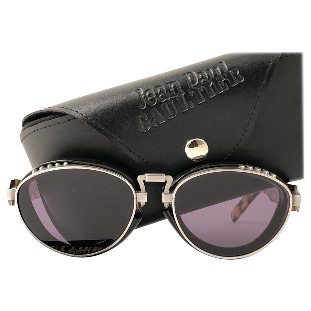 Jean Paul Gaultier Gaultier rectangular sunglasses box made japan vtg 90s rare 56-0038 