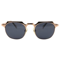New Jean Paul Gaultier 57 0171 Oval Copper Sunglasses 1990
s Made in Japan