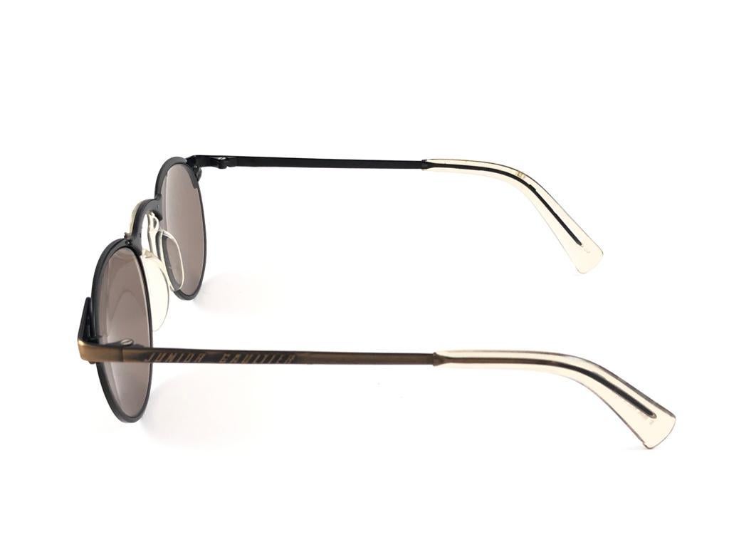 New Jean Paul Gaultier 57 0174 Oval Copper Sunglasses 1990's Made in Japan  In New Condition For Sale In Baleares, Baleares