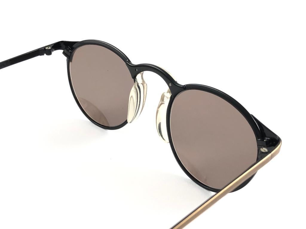 New Jean Paul Gaultier 57 0174 Oval Copper Sunglasses 1990's Made in Japan For Sale 3