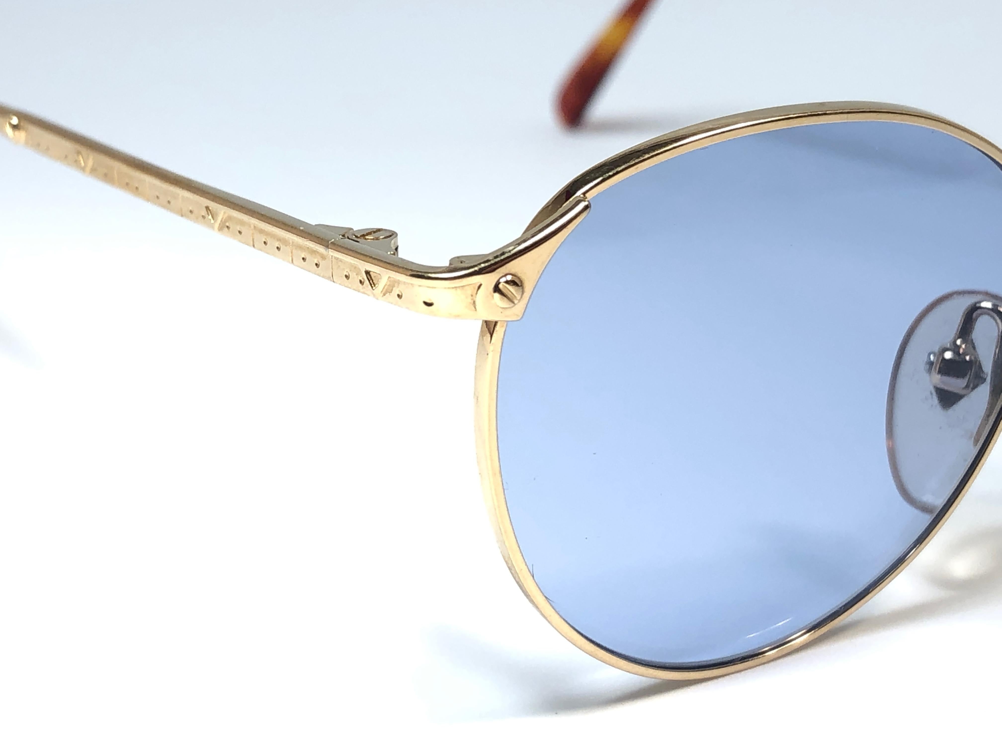 New Jean Paul Gaultier 57 3172 Gold Sunglasses 1990's Japan  5