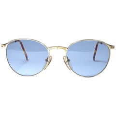 New Jean Paul Gaultier 57 3172 Gold Sunglasses 1990's Japan