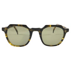 Vintage New Jean Paul Gaultier 58 0071 Yellow Tortoise Sunglasses 1990's Japan