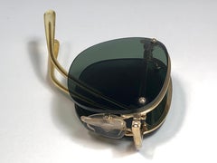 Neu Jean Paul Gaultier 58 0171 Halbrahmen rückenfreie klappbare Sonnenbrille 90erJapan
