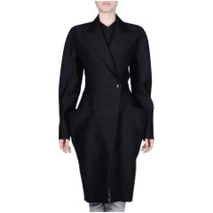 New Jean Paul Gaultier Hourglass Black Blazer Jacket IT40 US2-4