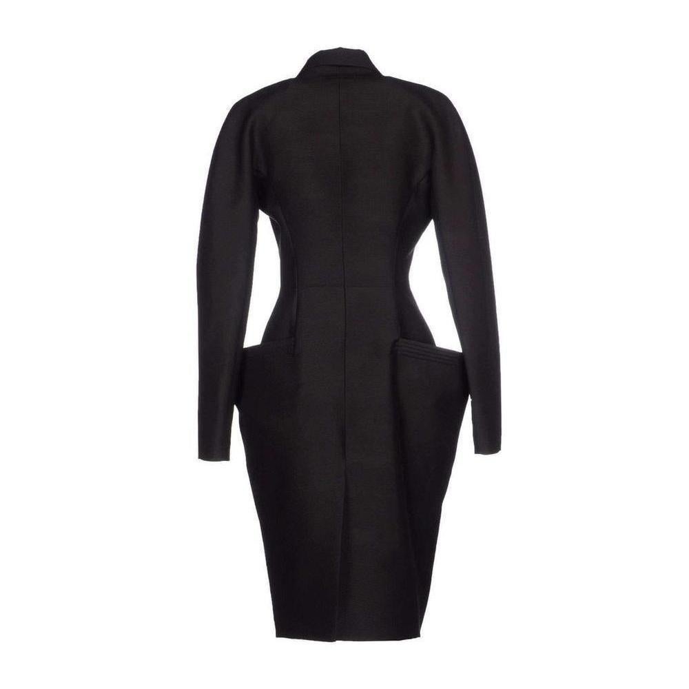 Women's New Jean Paul Gaultier Hourglass Black Blazer Jacket IT42 US4-6 For Sale