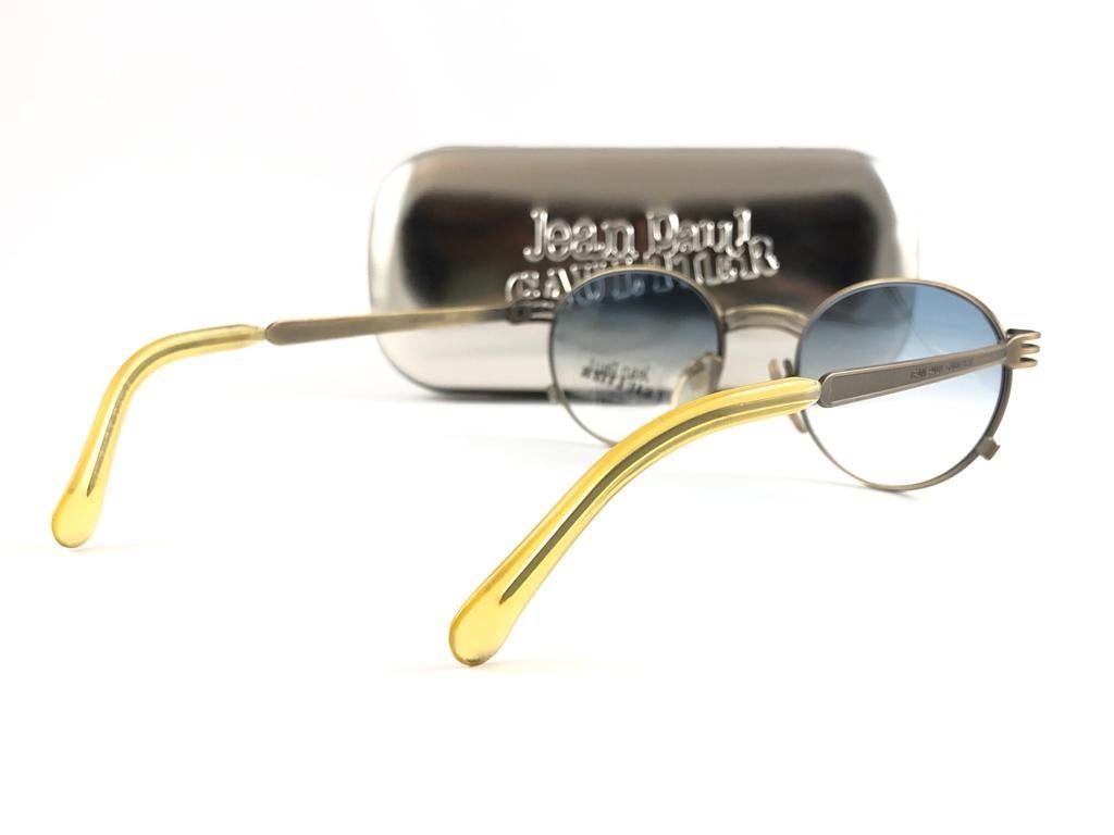 Women's or Men's New Jean Paul Gaultier Junior 55  3174 Fork Chef Sunglasses 1990 Made in Japan  For Sale