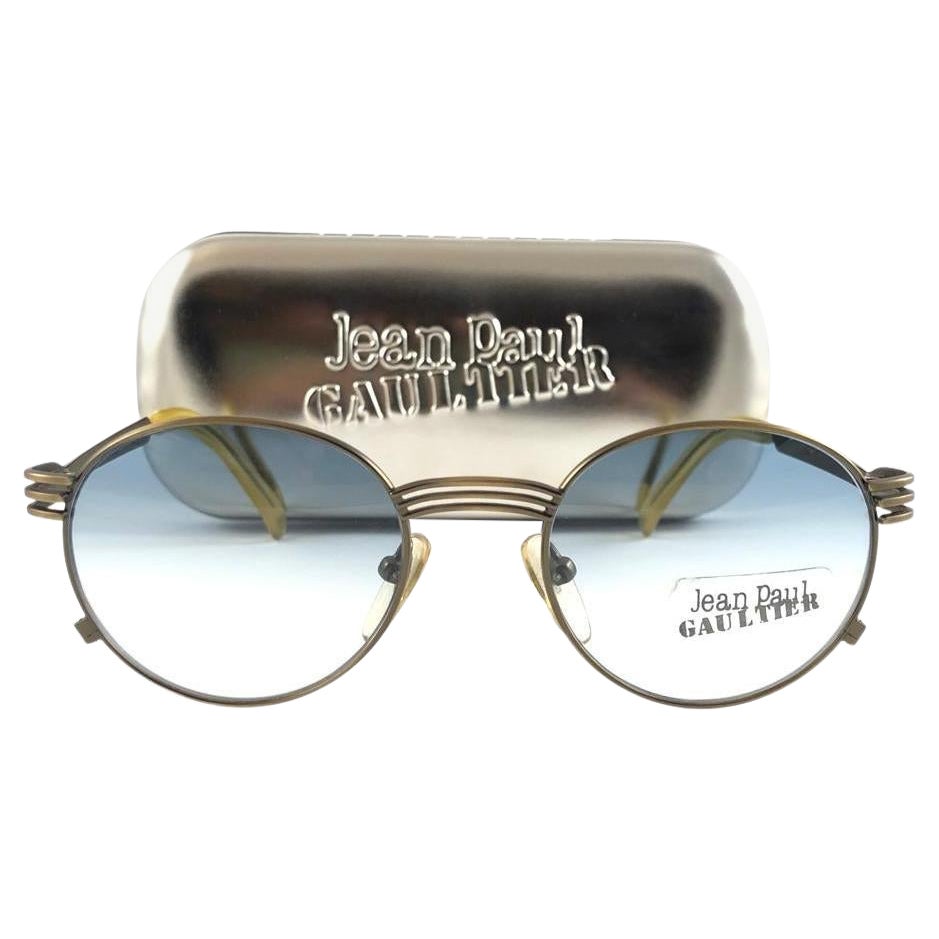 New Jean Paul Gaultier Junior 55 3174 Fork Chef Sunglasses 1990 Made in Japan For Sale