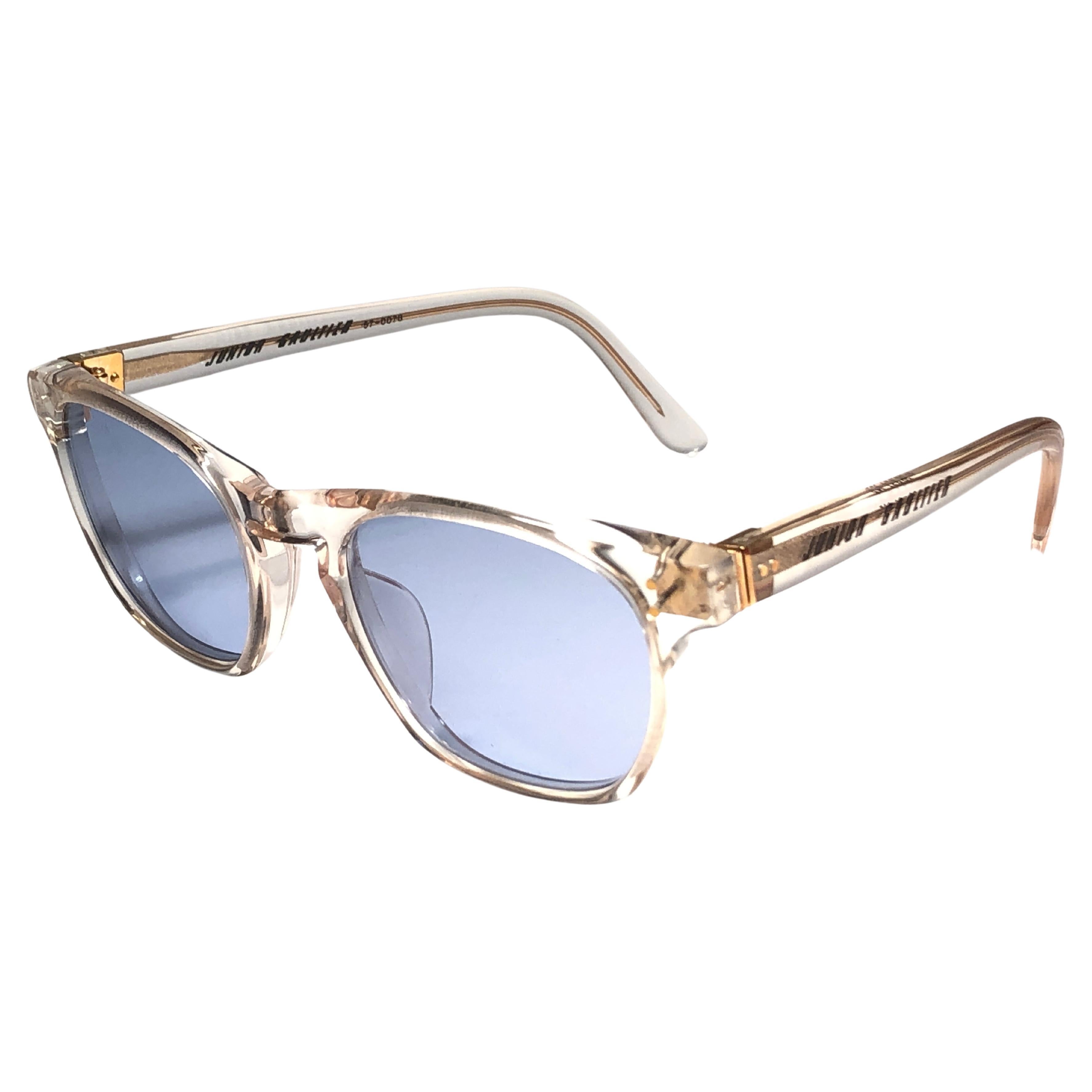 New Jean Paul Gaultier Junior 57 0073  Translucent Sunglasses 1990 Japan  For Sale