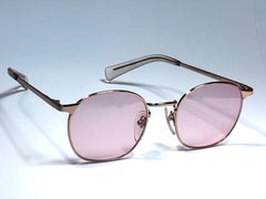 New Jean Paul Gaultier Junior 57 0172 Rose Gold Sunglasses 1990 Made in Japan