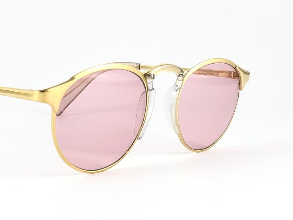 Women's or Men's New Jean Paul Gaultier Junior 57 0174  Gold Sunglasses 1990's Made in Japan 