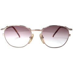 Jean Paul Gaultier - Lunettes de soleil dorées roses Junior 57 2276, neuves, années 1990, Japon 