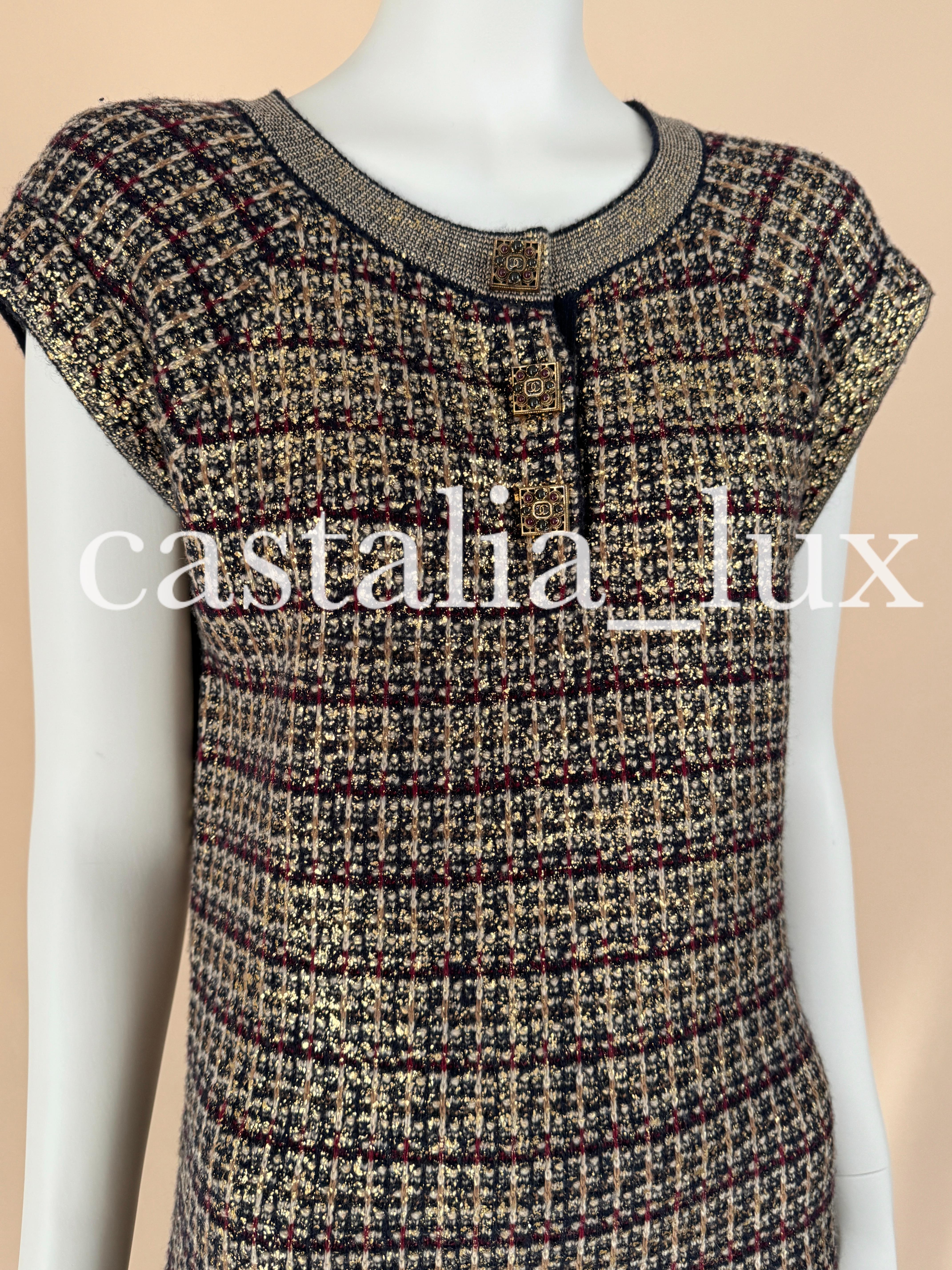 New Jewel Gripoix Buttons Paris / Byzance Dress For Sale 10